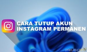 Cara Tutup Akun Instagram permanen lewat hp